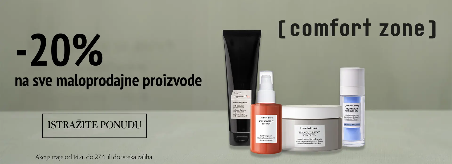-20% na Comfort Zone