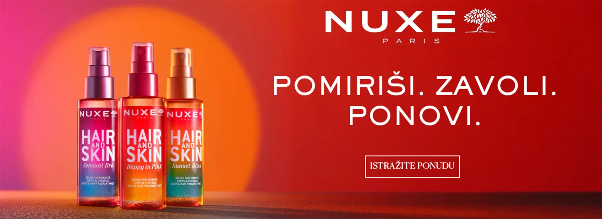 Nuxe Hair & Skin mists