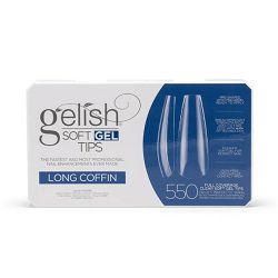 SOFTGEL TIPS LONG COFFIN 1x550 kom.